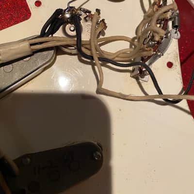 Fender Stratocaster 1967 Original Loaded Pick Guard. 1967 White image 13