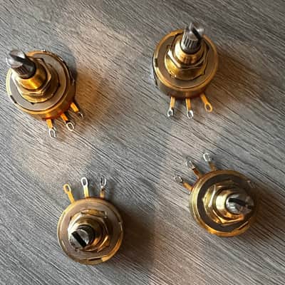 Alessandro 500K Custom Taper Audio Potentiometers - Set of 4: image 1