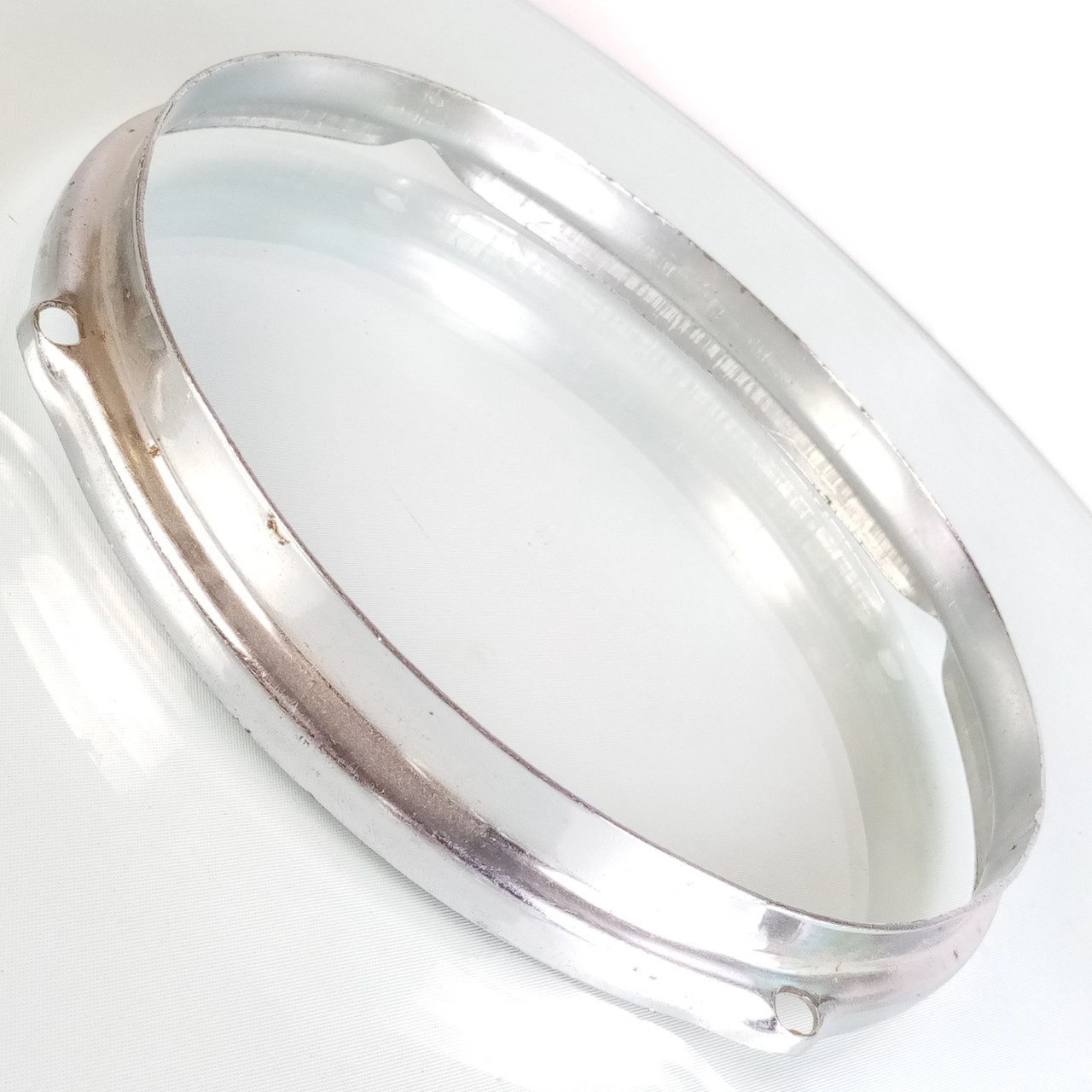 Slingerland 8" Stick-Chopper Bongo Drum Batter Rim/Hoop 4-Lug Chrome Vintage 70s — main photograph
