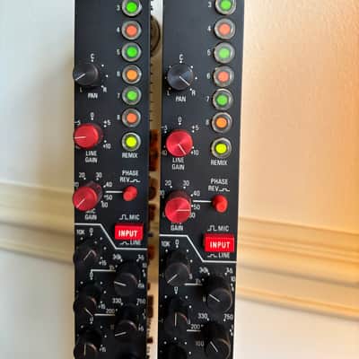 Pair! 2x Vintage 1980s Trident Trimix TR01 CB9244 Mic Pre Channel Strips Input Modules Neve image 2