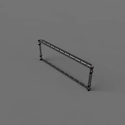 4U 10 Module Master Frame (Black) image 5