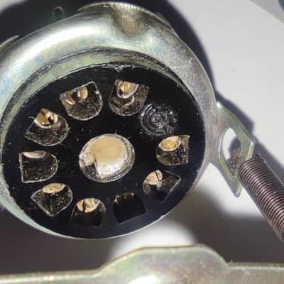 3x Tube Sockets PLK9 for 6N2P 6N23P ECC83 12AX7 tubes Vintage 70's image 2