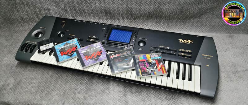 Technics SX-WSA1 + NEW DISPLAY + NEW Battery✅ Includes 4 Rare Original Expansion Sound Disks ✅ Acoustic Modeling Holy Grail ✅ Rare 90s Cyber-Synth Flagship ✅ Fully Checked & Cleaned ✅ Worldwide Shipping - Technics WSA1 image 1