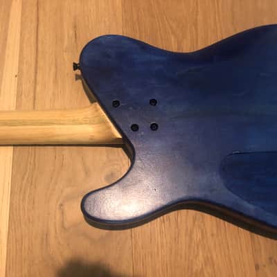 Custom built Tele style flat top electric guitar with Seymour Ducan humbuckers image 5