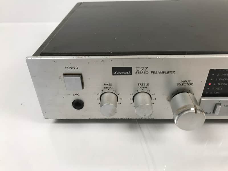 Vintage Sansui C-77 Preamplifier | Reverb