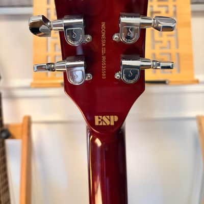 ESP LTD EC-100 QM 2003 - 2006 - See Thru Black Cherry image 4