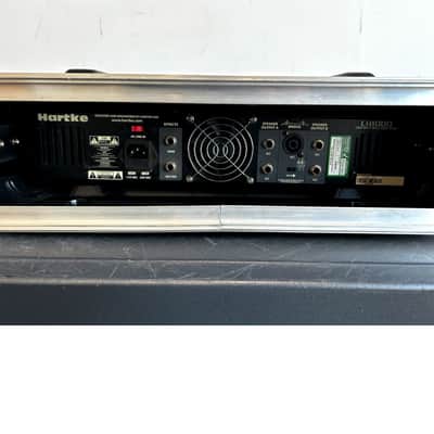 Hartke LH1000 - Bass Amplifier - Black - Good w/ rack-mounted in flight case image 6