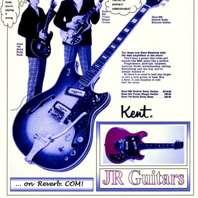 KENT (Kawai/Teisco) Model 740 Guitar 1967 Vintage Sunburst [SolidBody] image 18