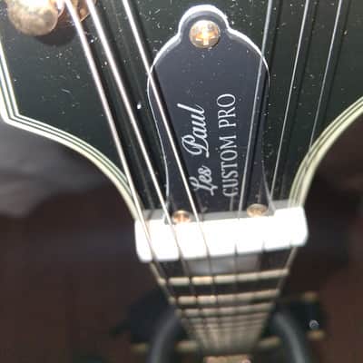 Epiphone Les Paul Custom Blackback PRO 2014 - 2019 - Antique Ivory image 4