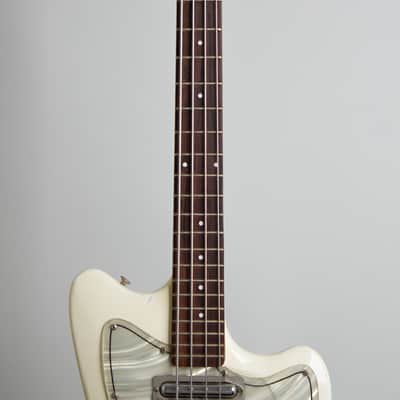 Danelectro  Dane D2B4 Owned by Jeff Tweedy of Wilco Solid Body Electric Bass Guitar (1967), ser. #2017, original black hard shell case. image 8
