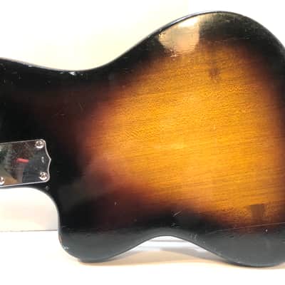 Vintage modified 8 string Decca Teisco hot rod weirdo jangle machine The Tielman Special 1964 Sunburst image 9