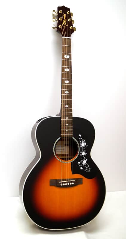 Takamine EG450DLX-TBS NEX Acoustic-Electric Guitar - Sunburst | Reverb