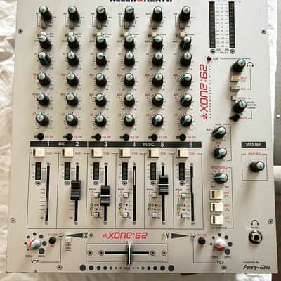 Allen & Heath XONE:62 DJ Mixer (silver version) Xone62 | Reverb
