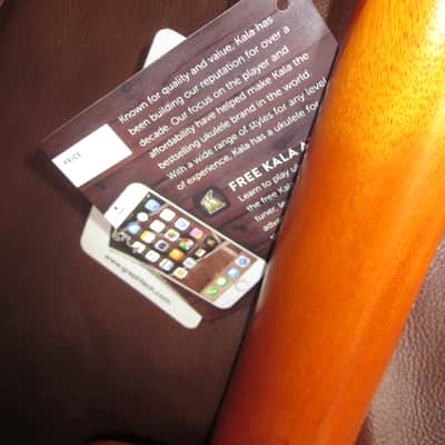 Kala KA-CEM Concert Ukulele Exotic Mahogany Amber Satin image 8