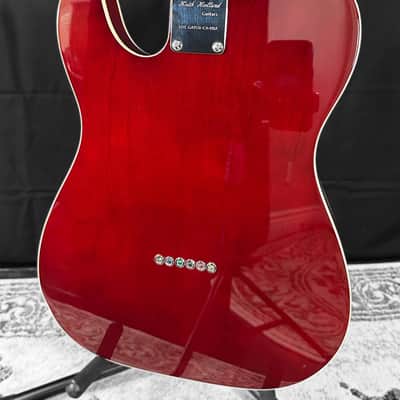 Keith Holland Custom T-NS-Thinline - Translucent Red Wine image 8