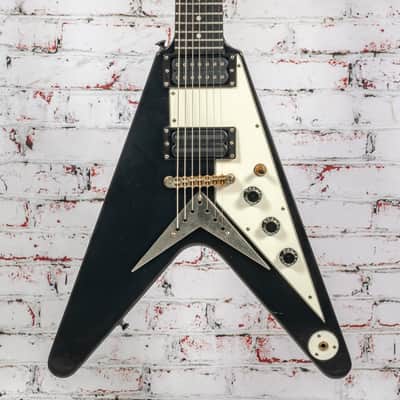 Epiphone - 2000 7 String '58 Flying V Korina - Electric Guitar with DiMarzio Pickups - with OHSC - x2826 - USED (ISS87599) image 1