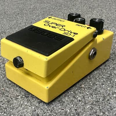 Boss SD-1 Super Overdrive Gain Guitar Effect Pedal Yellow (Silver Label) 1997 - Present image 3
