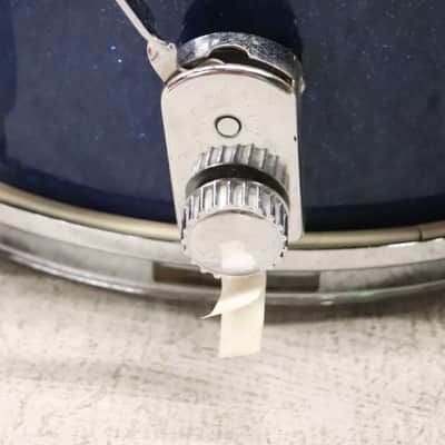 Stetson 5.5x14" Snare Drum Blue Sparkle Vintage 1960's MIJ image 6