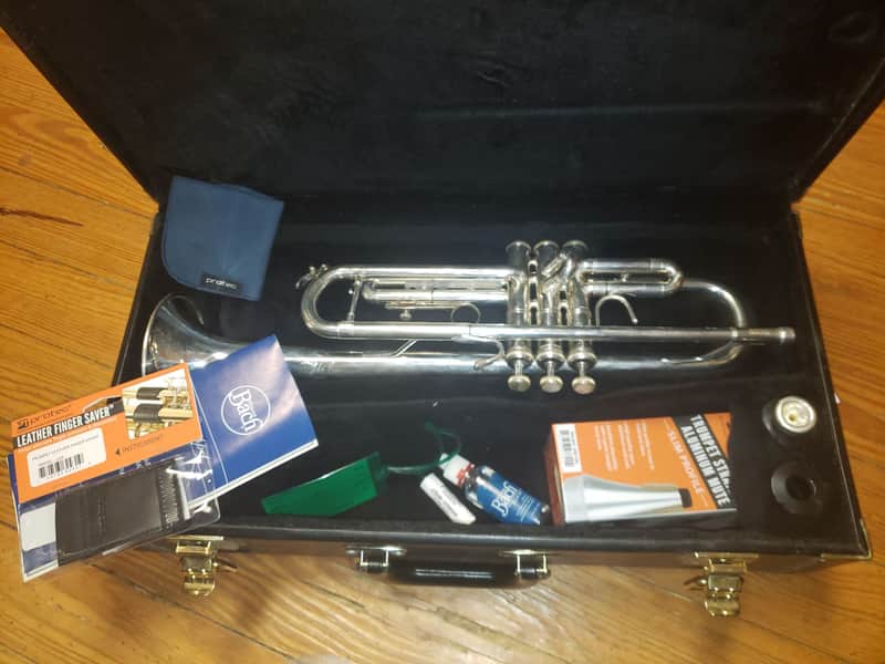 Bach TR200S Silver Trumpet--Chem Cleaned, Serviced, Almost A Strad! image 1