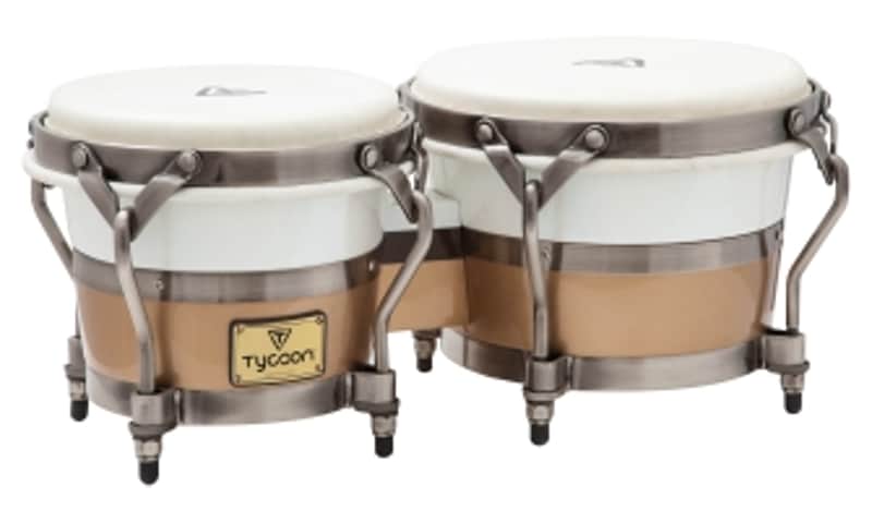 Tycoon Signature Heritage Series Bongos Caf&eacute; Con Leche Finish 7" & 8-1/2" TSBH-BCCCL image 1
