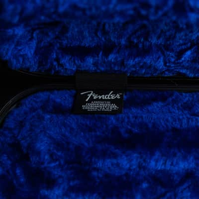 Fender Deluxe Molded Bass Case - Gray with Blue Lining (81892-WH) image 7