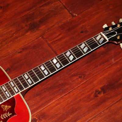 1963 Gibson Hummingbird, Rare flamed Maple back & sides image 9