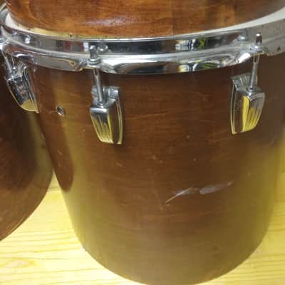 Ludwig Vintage Slide Mount Concert Tom Set 13", 14", 15", 16" - Natural image 5