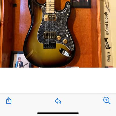 Warmoth Stratacaster 2023 - Red Yellow Black Burst image 1