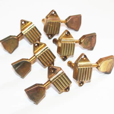 Aged Gibson Les Paul Custom Gold Kluson Waffleback Tuners Waffle Back image 1