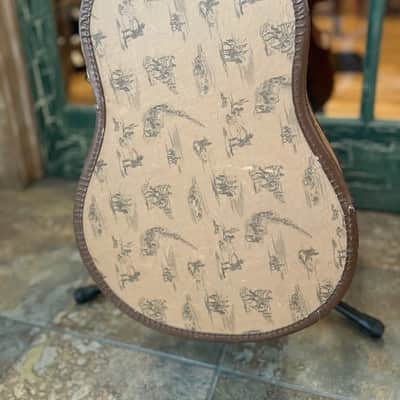 Vintage Kay Cowboy Theme 3/4 Guitar Case Ranch / Western / Frontier Theme image 18