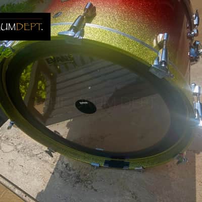 ♚RARE♚2004 YAMAHA Maple Custom ABSOLUTE NOUVEAU *22"x16" BASS DRUM♚APPLE SPARKLE image 6