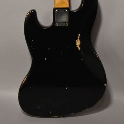 1964 Fender Jazz Bass Black Refin Pre-CBS w/HSC image 3