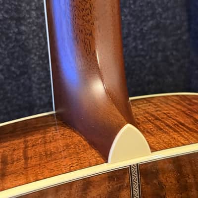 Santa Cruz OM Grand Figured Walnut and Adirondack Spruce Custom image 11