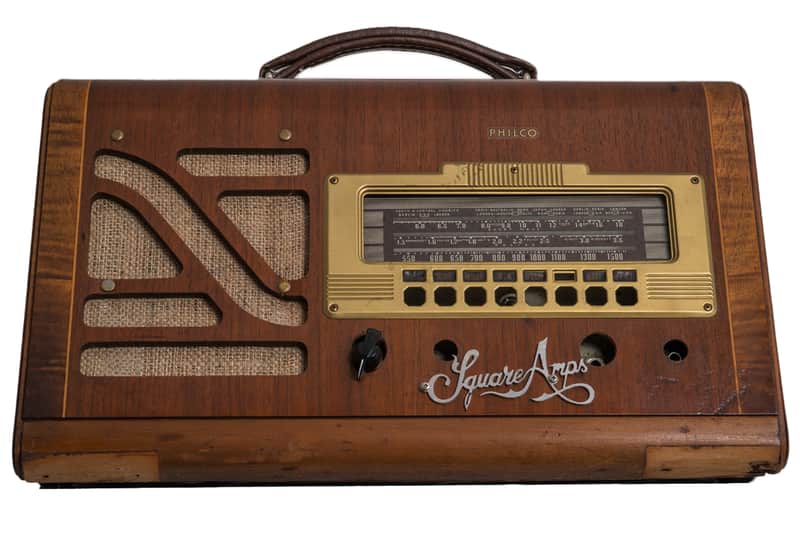 Square Amps "Tilt" 5F1 Circuit Philco Radio image 1