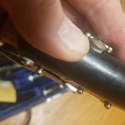 Vintage German A Clarinet--Wood, Valentino Master's Overhaul, Selmer Case! image 16