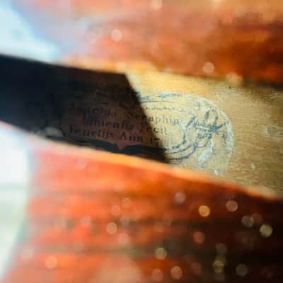 Santo Serafin Labeled Baroque Violin 1734 image 22