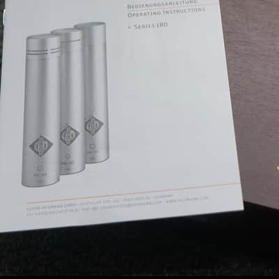 Neumann KM 184 Small Diaphragm Cardioid Condenser Microphone Matched Stereo Pair 1993 - Present - Nickel image 2