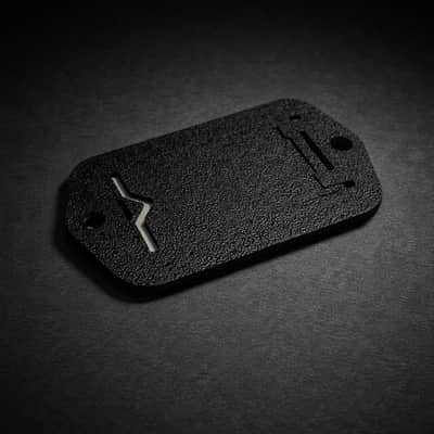 Fender Black Battery Compartment Cover for Deluxe Bass 004-9705-000 image 3