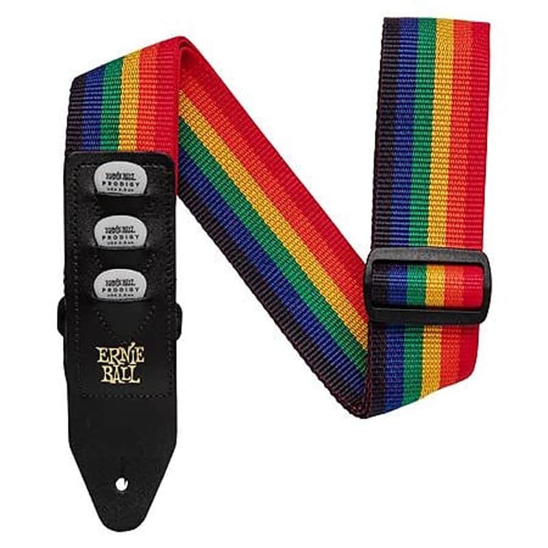 Ernie Ball 2" Pickholder Guitar Strap image 1
