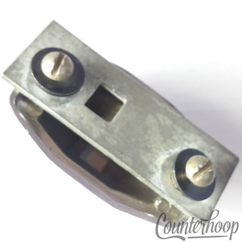 *Ludwig Bass Drum R-Spur Mount 3/8" Hole Vintage 70s Curved Square Rod Style USA image 1