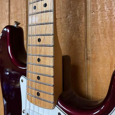 Fender Standard Stratocaster with Maple Fretboard 1998 - 2005 - Midnight Wine image 5