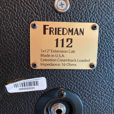 Friedman JJ Junior Jerry Cantrell Amp Head and Extension Cabinet image 6