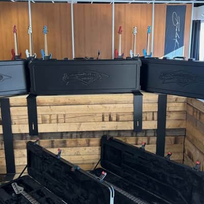 Brubaker Guitars - Fitted ABS OHSC (Original Hard Shell Case) - BOB Module Storage Built In image 4