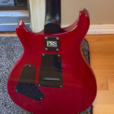 2022 PRS CE 24 Semi-Hollow Electric Guitar - Cherry Wrap Burst w/ Black Neck "Custom Color" image 14