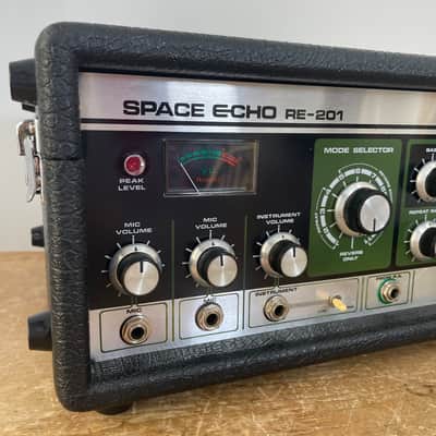 *SERVICED* - Excellent Condition, Roland RE-201 Space Echo Tape Delay / Reverb 1970s - Black - With FS-1 Footswitch and Extras image 2
