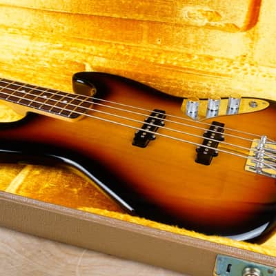 Fender Jaco Pastorius Jazz Bass (Fretted) 2000 Sunburst Lacquer Finish w/ OHSC, Case Candy image 2