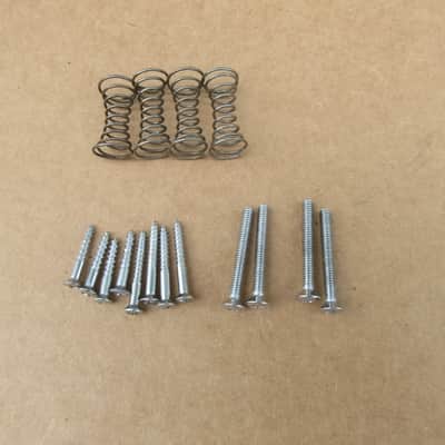 Vintage 1960s Univox Guitar Pickup Mounting & Height Adjustment Screws & Springs image 1