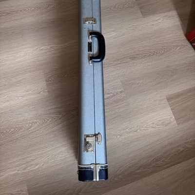 Fender Mustang - SilverFender Mustang G&G Limited Edition Hard Case - Solarium Silver image 9