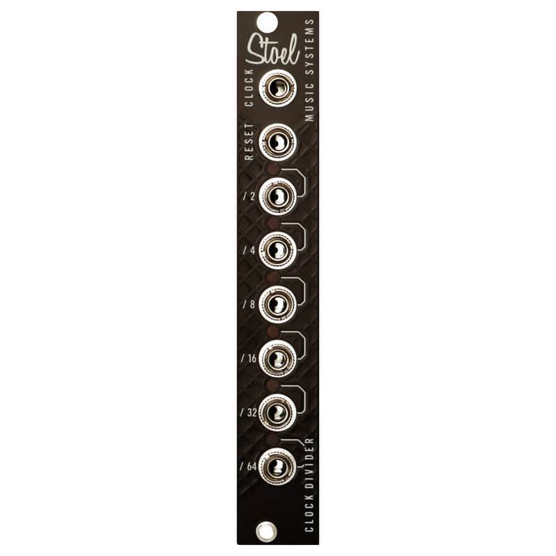 Stoel Music Systems Clock Divider, Dark Mode Eurorack Modular Synth image 1