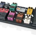 Gator Black Aluminum Pedal Board; Large w/ Carry Bag